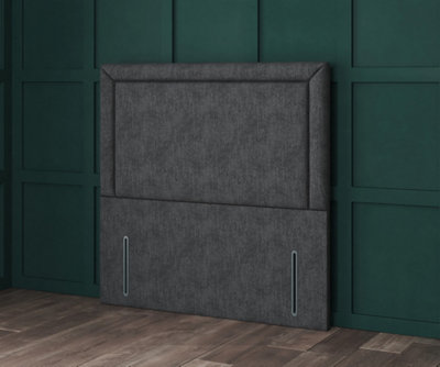 Comfy Deluxe 3Ft  Single Parliament Blue Coniston Hannah Plain Design        54Inch Floorstanding Headboard from B&Q