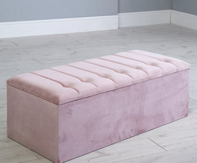 Comfy Deluxe Ottoman Velvet Green Plush Box