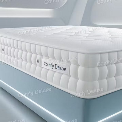 Comfy Deluxe Arlo 1000 Pocket Mattress 3Ft Single Firm Firmness from B&Q
