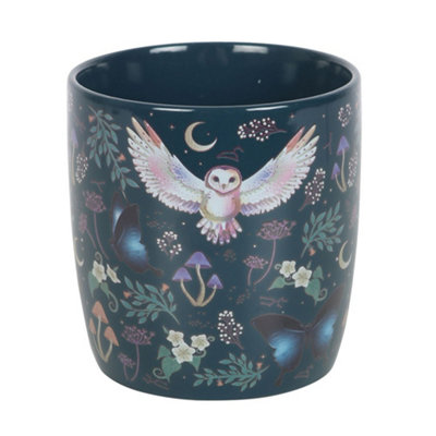 Something Different Night Flight All-Over Print Ceramic 320Ml Mug Green/beige/blue (One Size) from B&Q