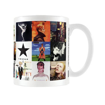 David Bowie Album Collage Mug Multicoloured (One Size) from B&Q