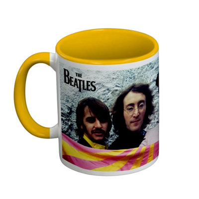  - The Beatles Inner Two Tone Mug Yellow/pink (One Size)