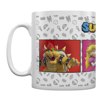 Super Mario Comic Mug Multicoloured (One Size) from B&Q