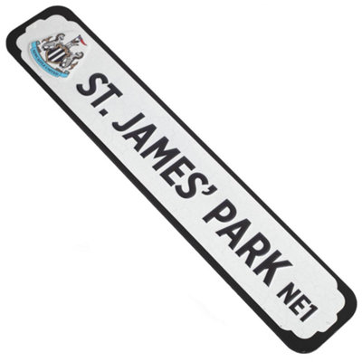 Newcastle United Fc Stadium Sign White/black (One Size) from B&Q