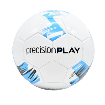 Precisionplay Force Football White/fluorescent Blue/black (3) from B&Q