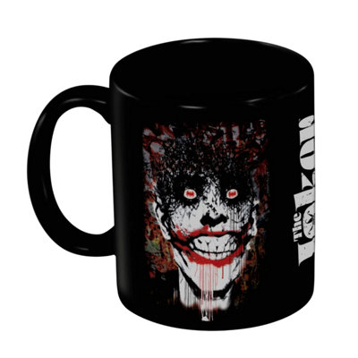 DC comics Batman Joker Smile Mug Black (One Size) from B&Q