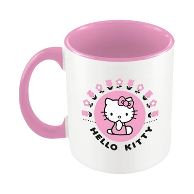 B&Q -  Core Inner Two Tone Mug White/pink (One Size)