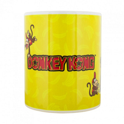 Donkey Kong Banana Mug White (One Size) from B&Q