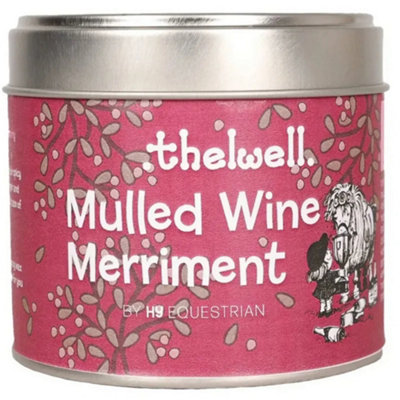 Hy Thelwell Collection Mulled Wine Merriment Candle Pink (One Size) from B&Q