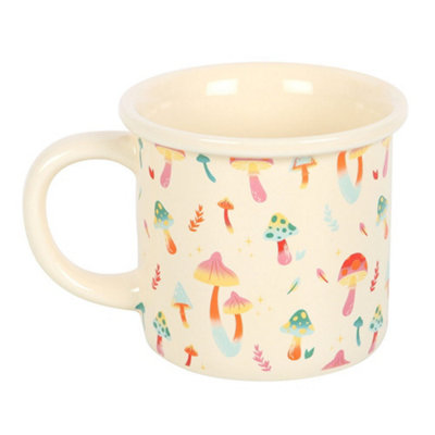 Something Different Funky Fungi Mushroom Mug Cream/multicoloured (One Size) from B&Q