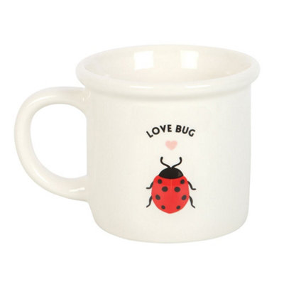 Something Different Love Bug Ladybird 3D Mug White (One Size) from B&Q