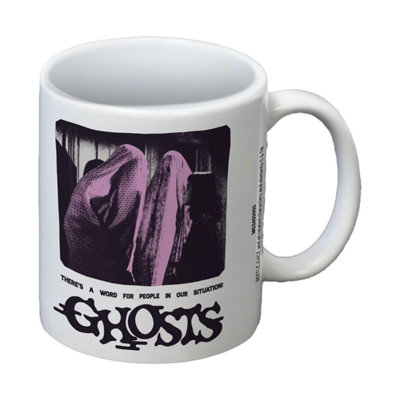 Beetlejuice Ghosts 315Ml Mug White/black (One Size) from B&Q