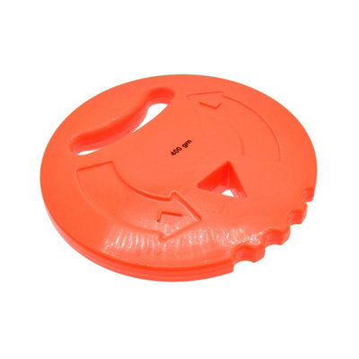 Pre-Sport Multi-Throw Training Discus Orange (0.4Kg) from B&Q