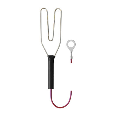 Corral Fence Connecting Cable Silver/black/red (125Cm) from B&Q