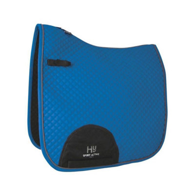 Hy Sport Active Horse Dressage Saddlepad Cobalt Blue (Cob/full) from B&Q