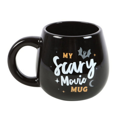 Something Different Unisex Black My Scary Movie Rounded Mug In - Image 3