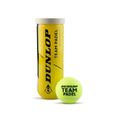 Dunlop Padel Ball (Pack Of 3) Yellow (One Size)