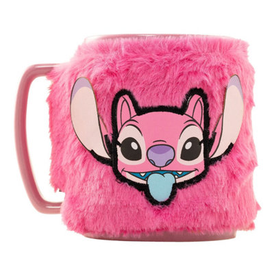  - Lilo & Stitch Angel Fuzzy Mug Pink/yellow/blue (One Size)