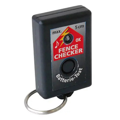 Corral Electric Fence Checker Black/red (One Size) from B&Q