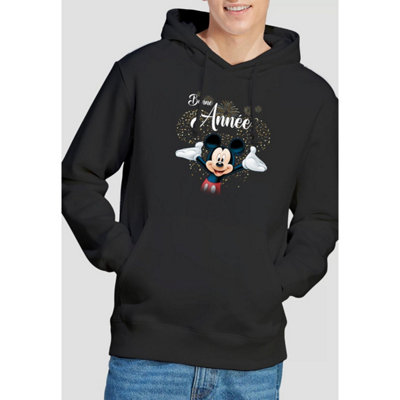 Disney Mens French Mickey Mouse S New Year Hoodie