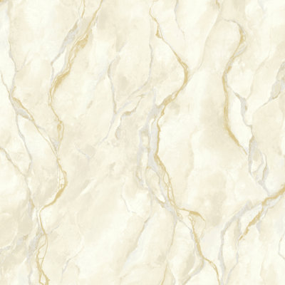 400105 Pandora Champagne Vasari Wallpaper By Rasch from B&Q