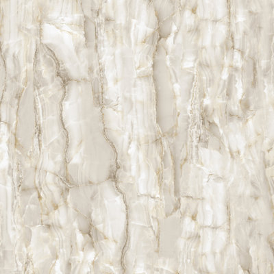 B&Q - 400211 Chiara Taupe Vasari Wallpaper By 