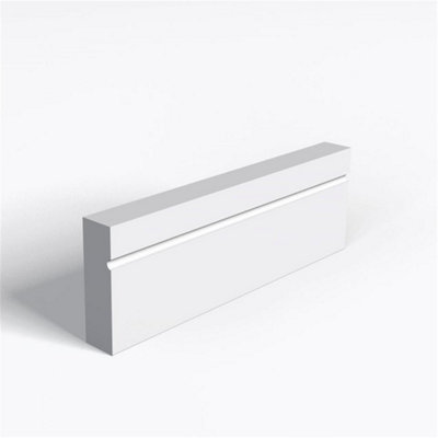 MarlboroughPack Of 15Moisture Resistant Mdf Primed 1 Drip Architrave & Rebate25mm (T) X 69mm (H) X 4200mm (L) from B&Q