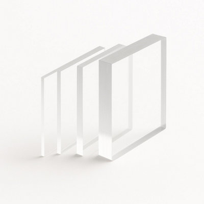 Marlborough Size Range 300mm (W) X 700mm (L) (+ Or100mm)2mm Shatter Resistant Clear Acrylic Sheet from B&Q