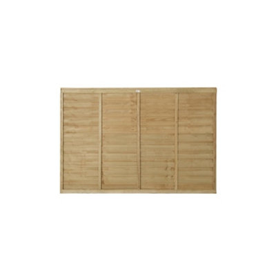 Marlborough Pack Of 9 (Total 9 Unit) Lap Pressure Treated Fence Panel6Ft X 3Ft (1.83M X 0.91M) from B&Q