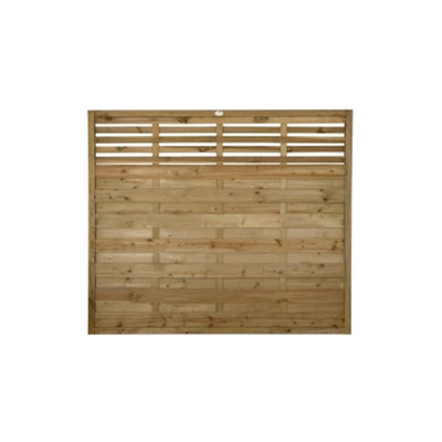 Marlborough Pack Of 15 (Total 15 Unit) Pressure Treated Decorative Fence Panel6Ft X 6Ft (1.8M X 1.8M) from B&Q