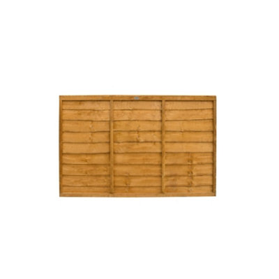 Marlborough Pack Of 18 (Total 18 Unit) Dip Treated Lap Fence Panel6Ft X 4Ft (1.8M X 1.22M) from B&Q