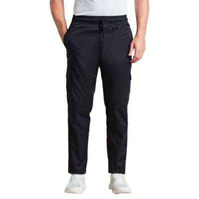 Premier Unisex Adult Essential Cargo Pocket Chef Trousers from B&Q