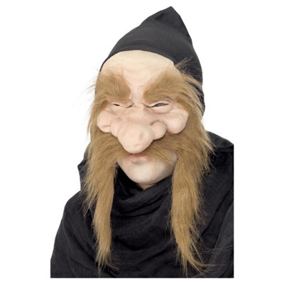Smiffys Unisex Adult Gold Digger Latex 1/2 Mask Multicoloured (One Size) from B&Q