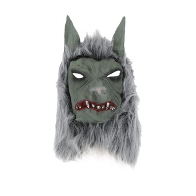 Smiffys Unisex Adult Werewolf Latex Mask Grey (One Size) from B&Q