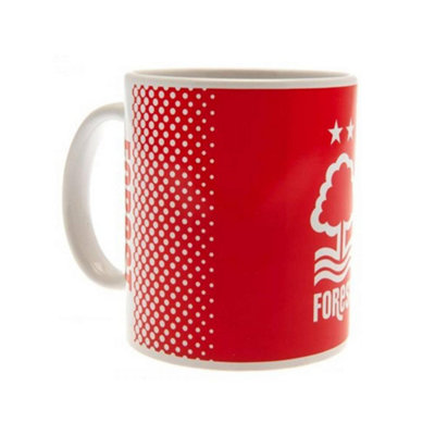 Nottingham Forest Fc Fade Mug Red/white (One Size) from B&Q