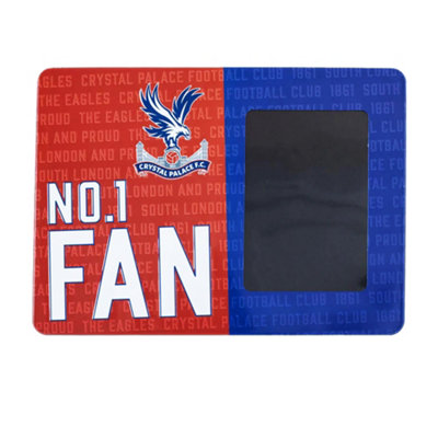 Crystal Palace Fc Metal Embossed Framed Plaque Red/blue (One Size) from B&Q