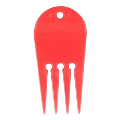 Supreme Products Horse Plaiting Comb Red (One Size) from B&Q