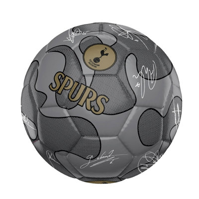 Tottenham Hotspur Fc Signature 32 Panel Football - Silver - Image 3