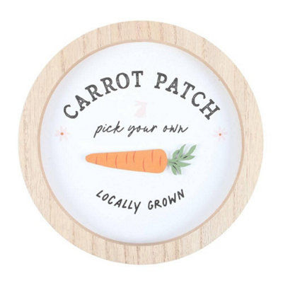  - Something Different Carrot Plaque Black/white (One Size)
