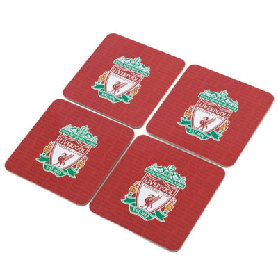 Liverpool Fc Cork Coaster (Pack Of 4) - Red/Green - Image 3