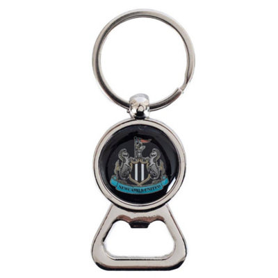  - Newcastle United Fc Bottle Opener Keyring Black/silver (One Size)