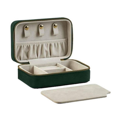 Bagbase Travel Velvet Jewellery Box Dark Emerald (One Size) from B&Q