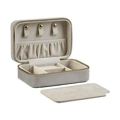 Bagbase Travel Velvet Jewellery Box Moonstone (One Size) from B&Q