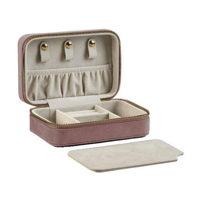Bagbase Travel Velvet Jewellery Box Rose Quartz (One Size) from B&Q