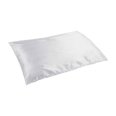 Towel City Unisex White Satin Pillowcase In - Image 3
