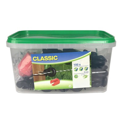 Corral Ring Insulator(Pack Of 100) Black (One Size) from B&Q