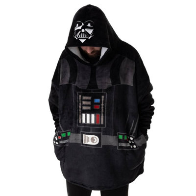 Joom Star Wars Men's Black Unisex Adult Darth Vader Blanket Hoodie Cm - Image 3