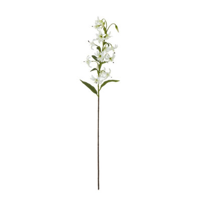 Hill Interiors Turks Cap Lily Spray Artificial Flower Green (One Size) from B&Q