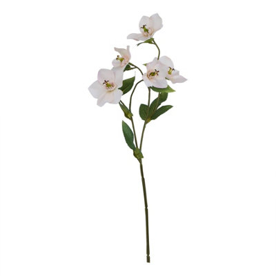 B&Q -  The Natural Garden Collection Hellebore Artificial Flower Pale Apricot (One Size)