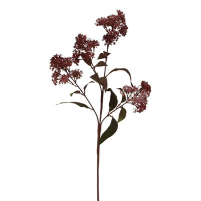 Hill Interiors Smokebush Artificial Flower Burgundy (One Size) from B&Q